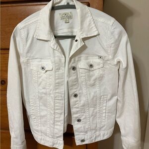 Lucky Brand White Denim Jacket